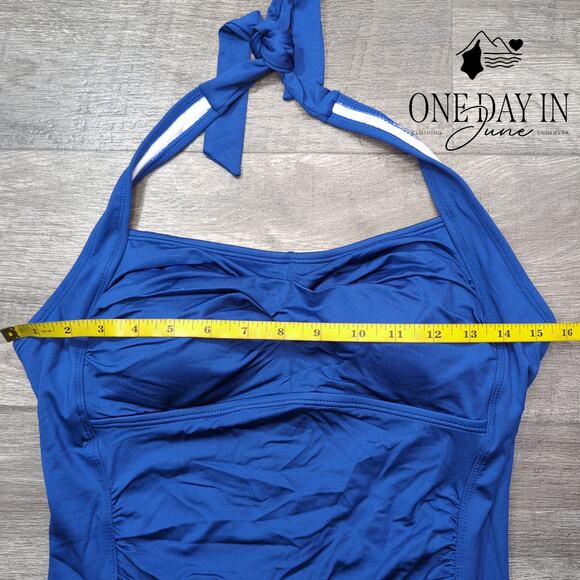 Ekouaer Halter One Piece Swimsuit Size L - Picture 4 of 6